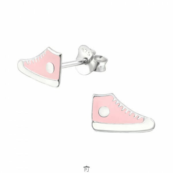 Oorbellen sneaker (zilver 925)