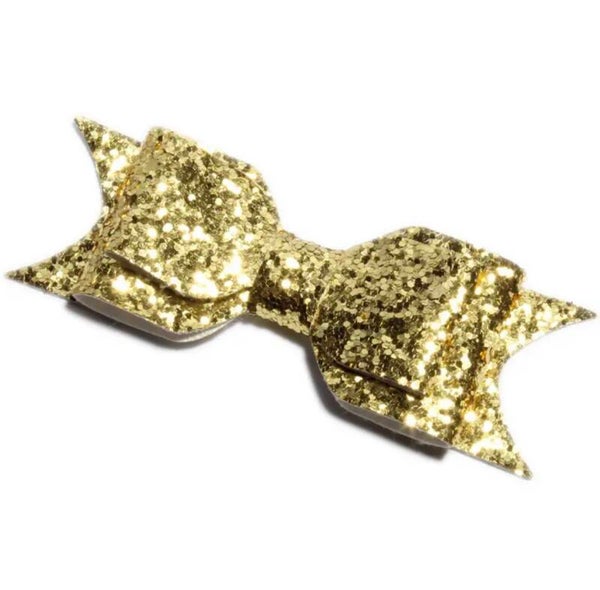 Haarclip glitter goud