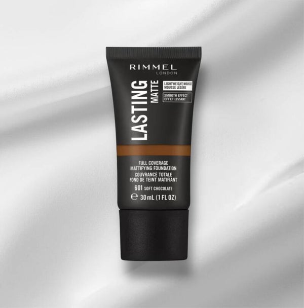 Rimmel London Lasting Matte Foundation - 601 Soft Chocolate