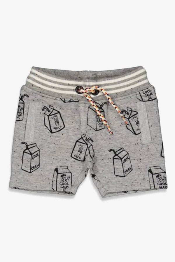 Feetje jongens short grijs (Maat 74)