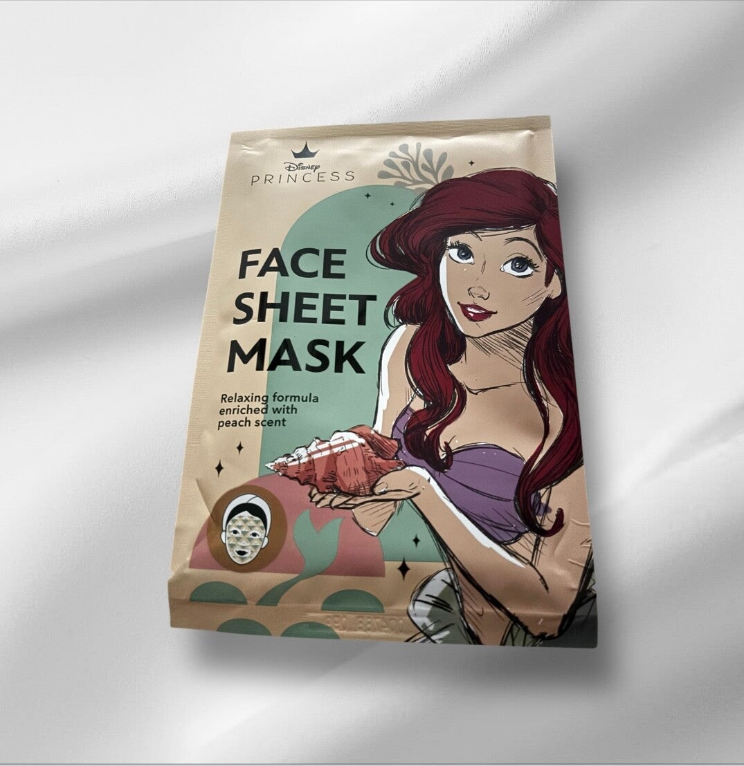 *Disney princess Face sheet mask - tissue gezichtsmasker -Ariel