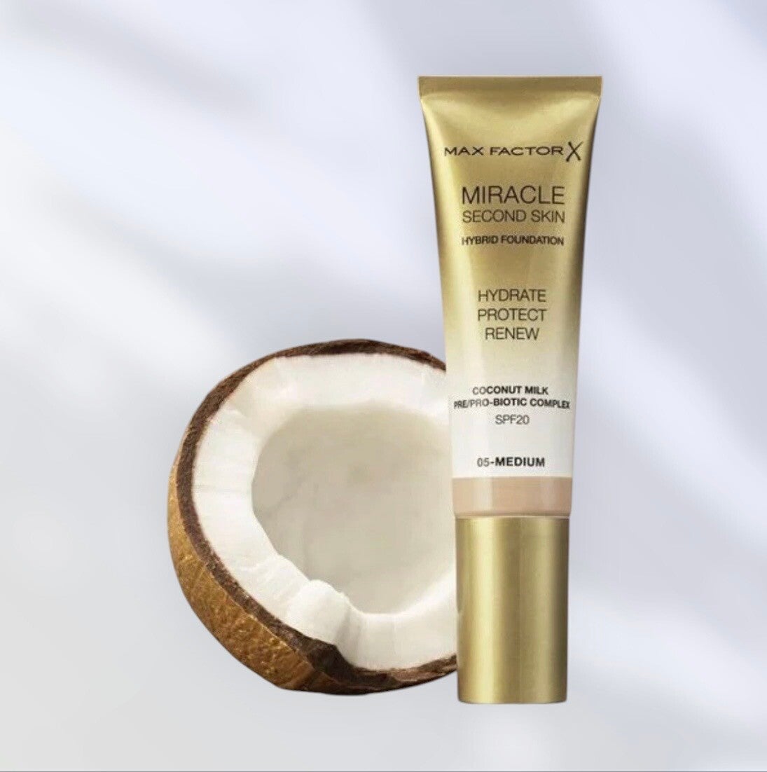 Max Factor Miracle Second Skin Foundation - 02 Fair Light