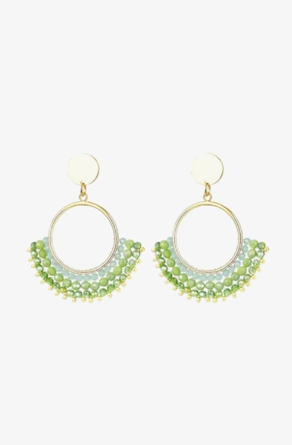 Oorbellen Ivy -Groen