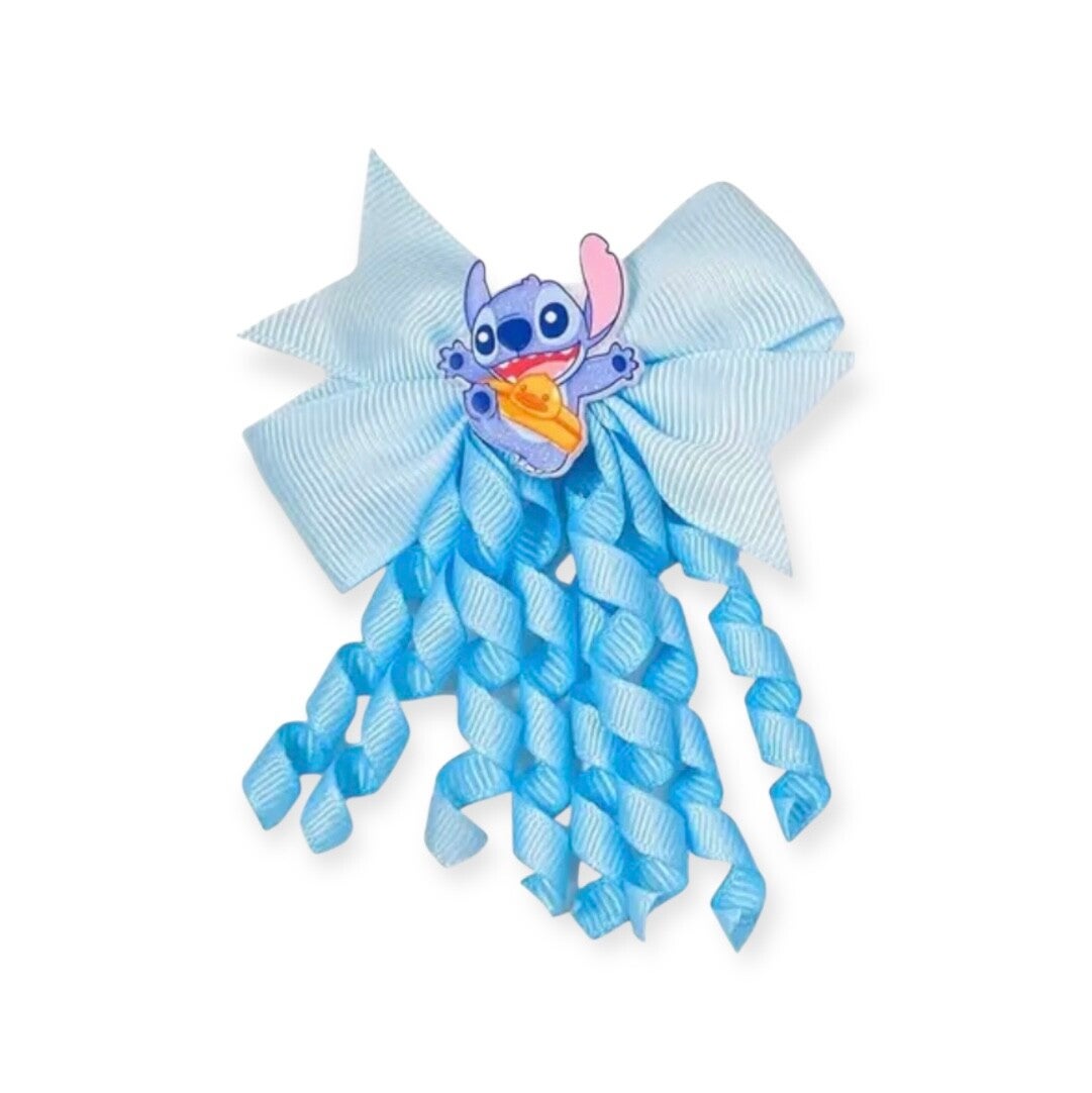 Stitch haarclip krul