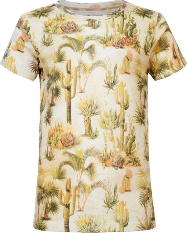 Noppies Boys Tee Decherd short sleeve all over print Jongens T-shirt - Whisper White - (Maat 92)
