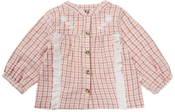*Noppies Girls Blouse Navajo long sleeve Rose Dawn (Maat 74)