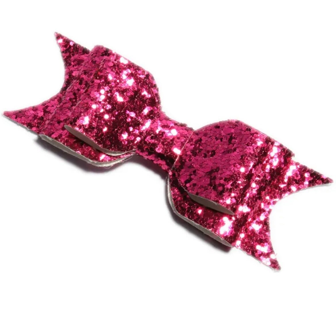 Haarclip glitter roze