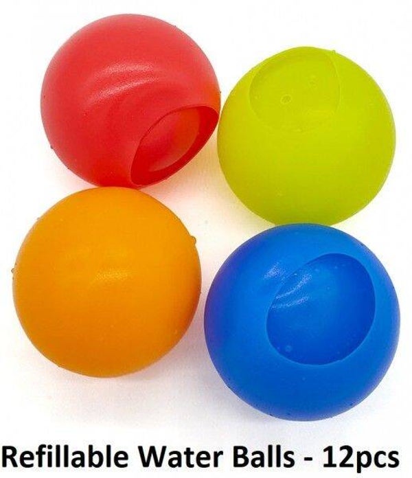 Zeg gedag tegen plastic afval: Herbruikbare Waterballonnen (12 stuks)