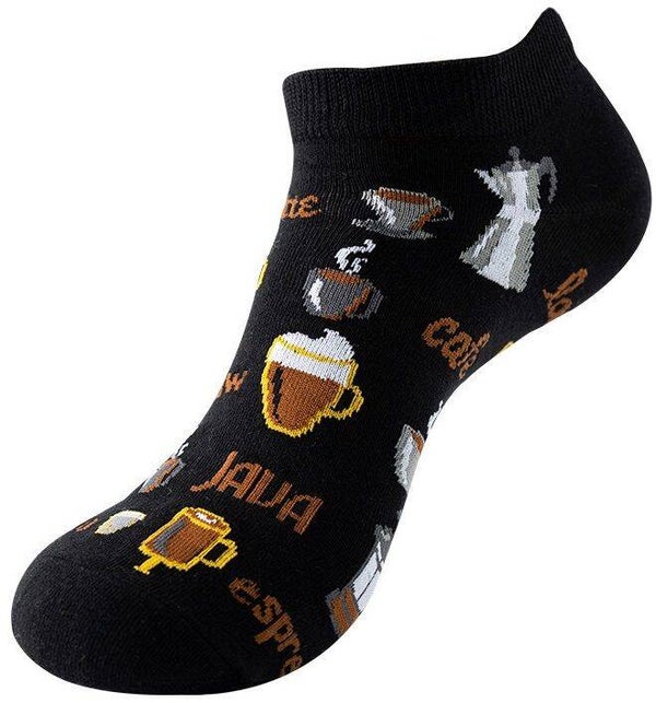 Sneaker sokken koffie