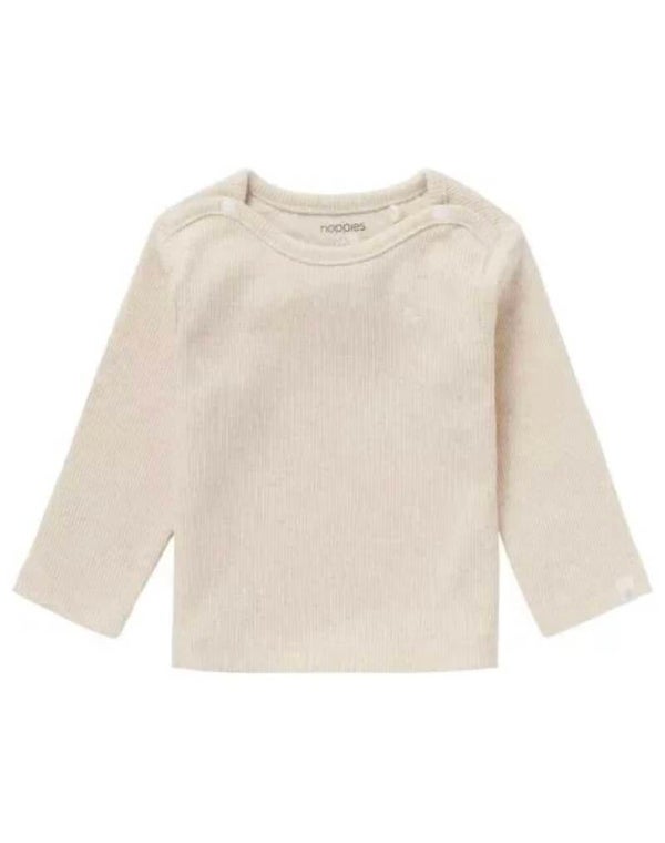 *Noppies  Longsleeve Natal - Oatmeal  (Maat:74)