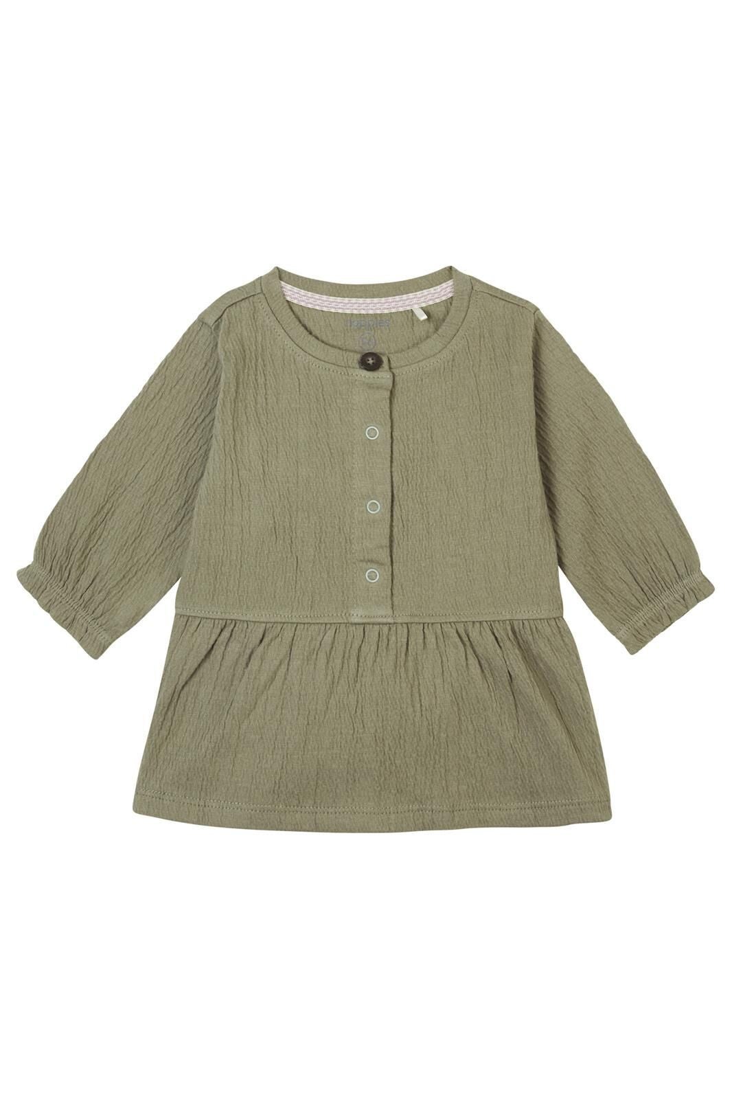 *Noppies Baby Jurk Frederic - Vetiver (Maat 74)