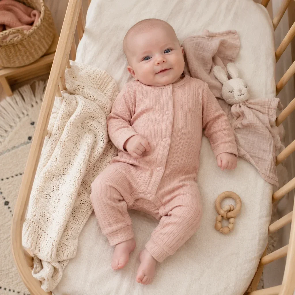 Dirkje meisjes baby bio boxpakje oudroze (Maat 44)