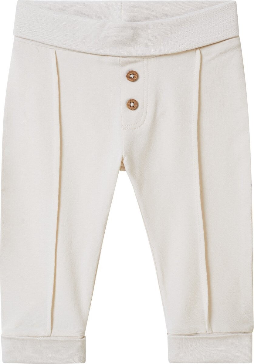 Noppies Unisex pants Taneytown slim fit Unisex Broek - Butter Cream - Maat 74