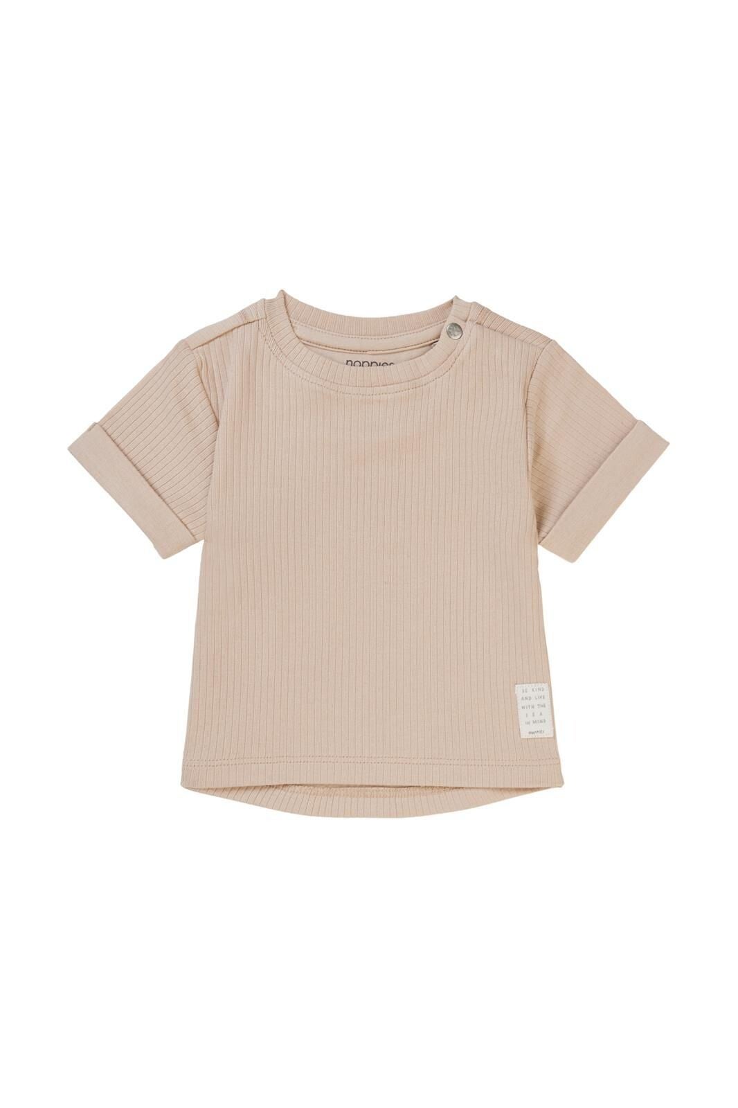 Noppies Baby T-shirt Bernice - Doeskin (Maat 50)