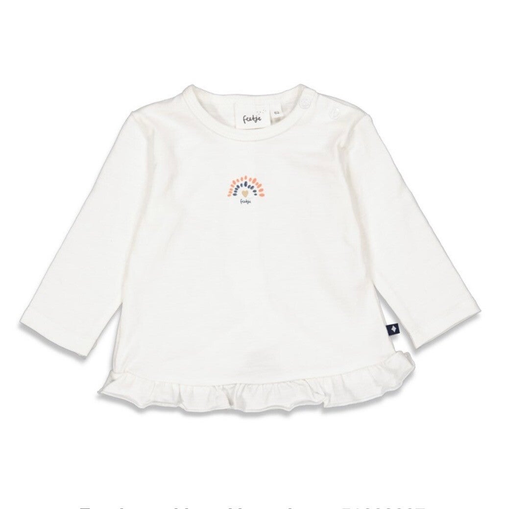 Feetje Longsleeve uit de 'Little Rosebud' maat 80