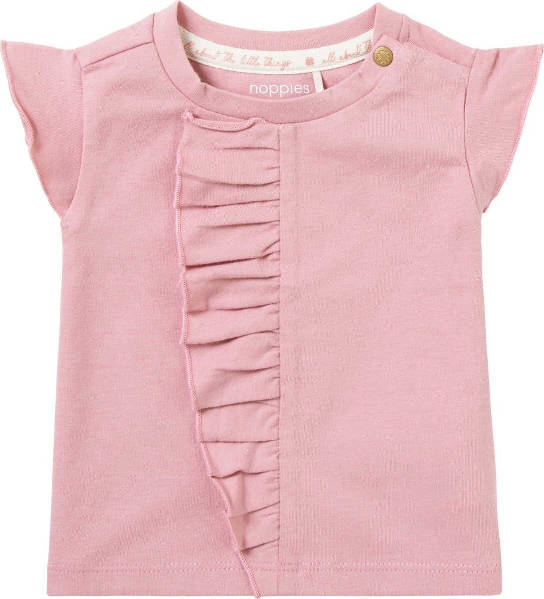 Noppies Meisjes Roze Tshirt New Castle Polignac - 80