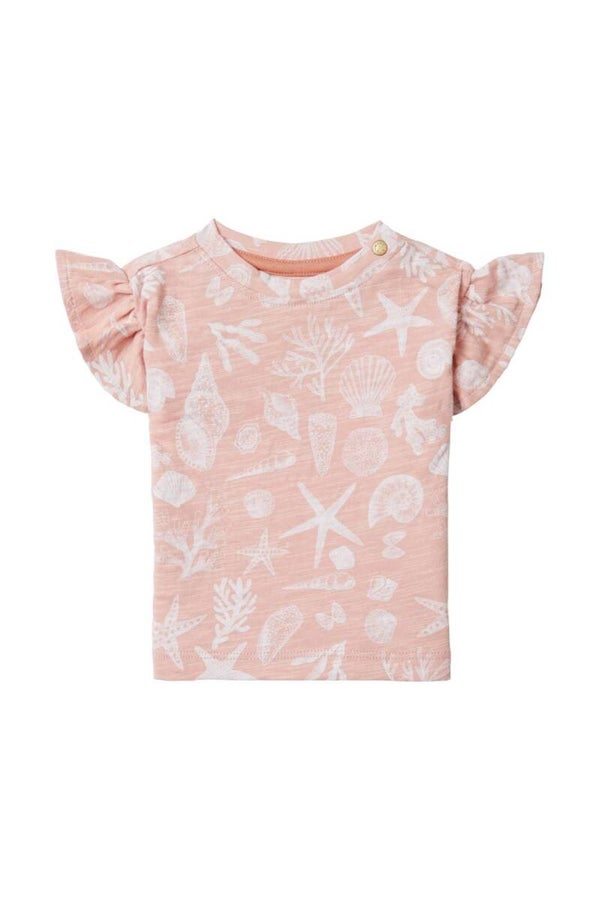 Noppies Baby T-shirt Covina - Peach Beige Maat 56