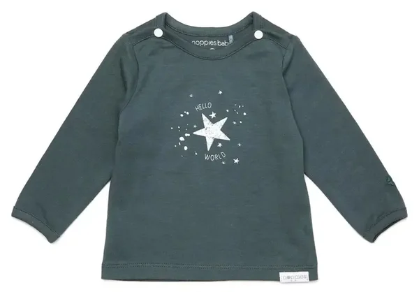 Noppies Shirt Lux Dark Slade - Maat 56