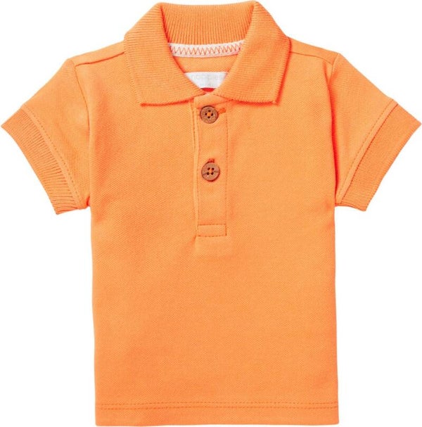 *Noppies Baby Poloshirt Berryville - Tangerine (Maat 68)