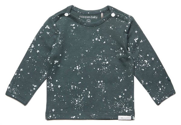 Noppies Babyshirtje Dark Slate Gala aop (Maat 62)