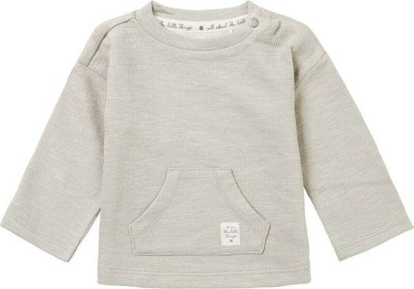 Noppies - Unisex - Shirt Moody Willow Grey - (Maat 80)