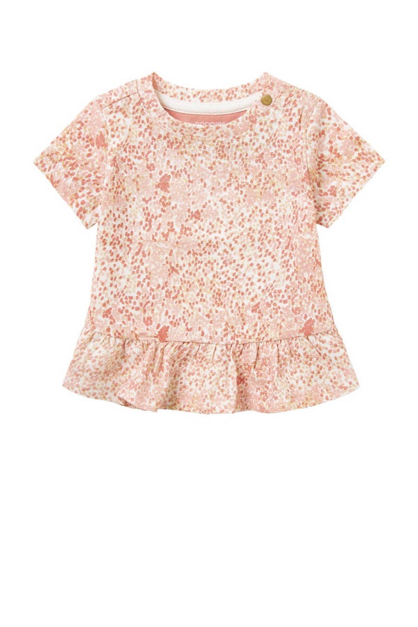 *Noppies  baby T-shirt Nebraska van katoen roze (Maat 74)