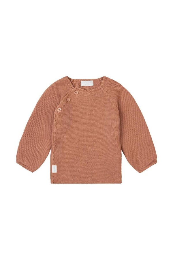 Noppies Vest Pino - Café au lait (maat 62)