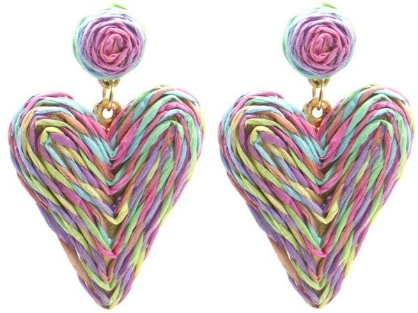 Statement Oorbellen Hart Multi