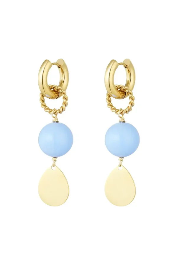 oorbellen shine bright Blauw