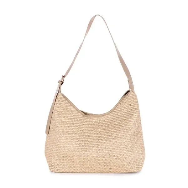 Hobo Bag • L.Khaki • Stro-look