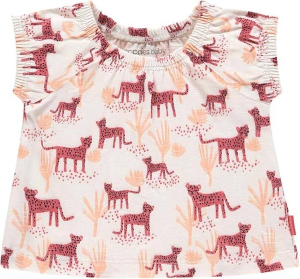 Noppies Baby Girls' G Regular T-Shirt Ss Choctaw AOP Maat 56