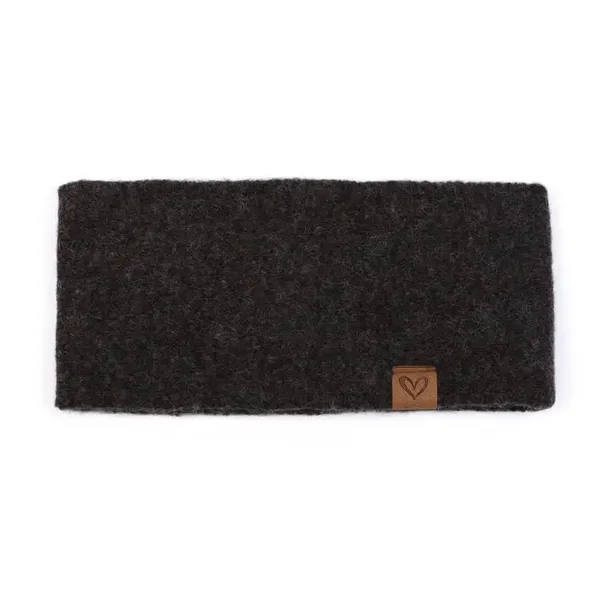 Luxe Gebreide Winter Hoofdband – Coffee