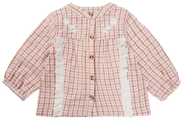 *Noppies Girls Blouse Navajo long sleeve Rose Dawn (Maat 62)