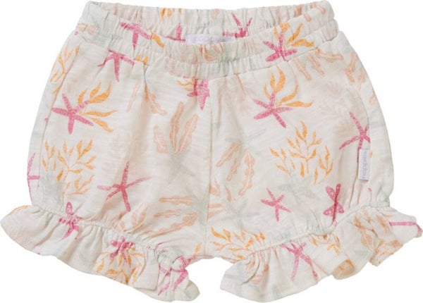 Noppies Girls Short Chesapeake allover print Meisjes Broek - Whisper White - Maat 56