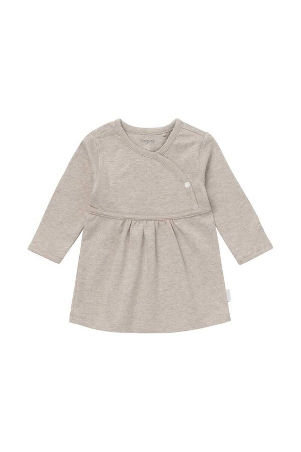 Noppies Baby Jurk Nevada - Taupe Melange Maat 56