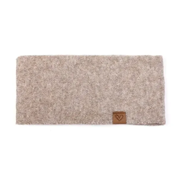 Luxe Gebreide Winter Hoofdband – Khaki