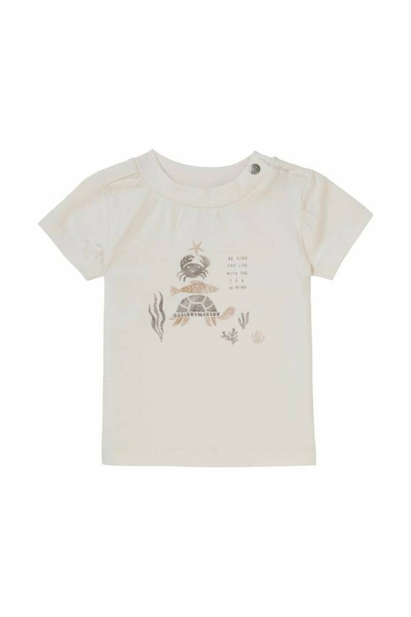Noppies Baby T-shirt Bright - Whisper White (Maat 74)