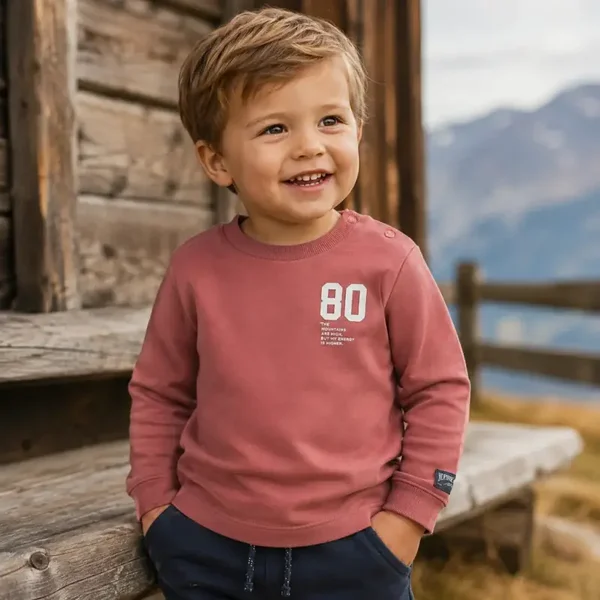 Dirkje Longsleeve roan rouge (Maat 62)