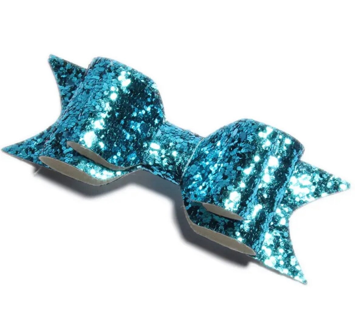 Haarclip glitter blauw