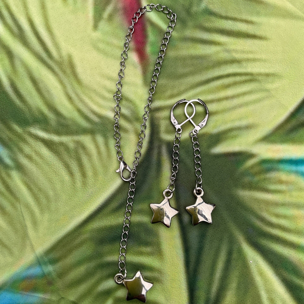 Parure bracelet et boucles d’oreilles