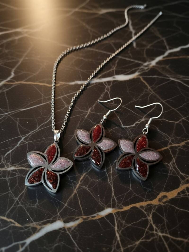 Schmuckset Edelstahl 