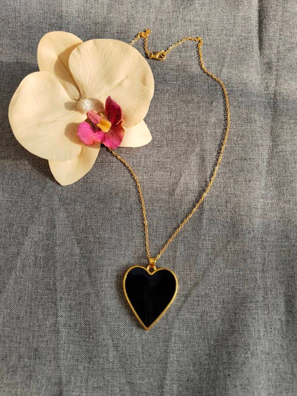 Goldkette mit Herz-Anhänger