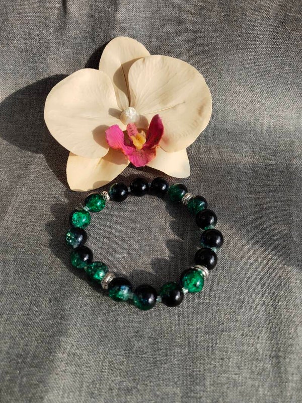 Glasperlen Armband