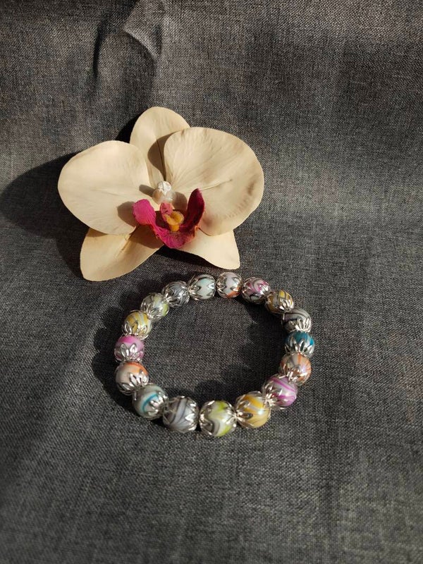 Perlen Armband bunt