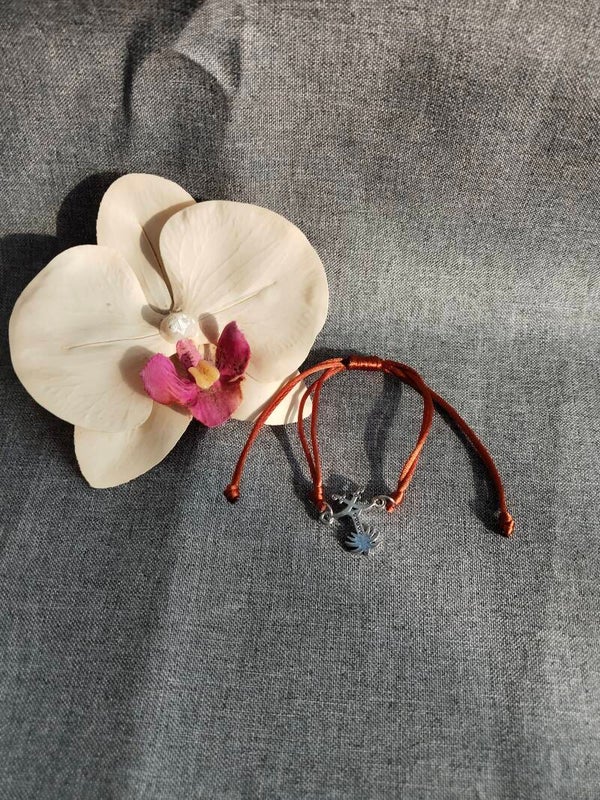 Makramee Armband Anker/Palme