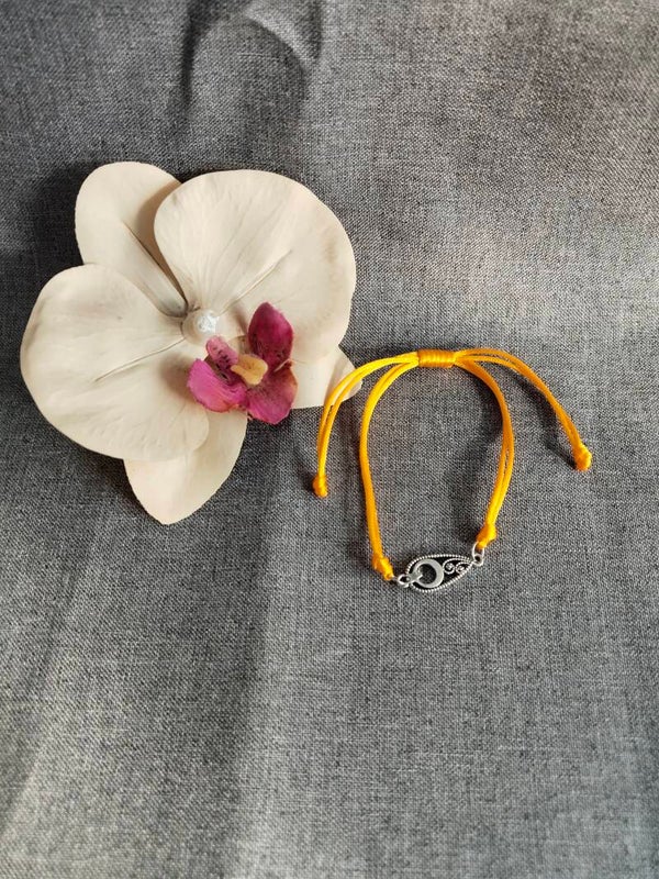 Makramee Armband Tropfen