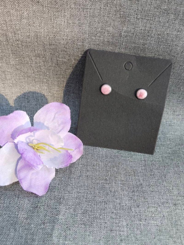 Harz-Ohrstecker 6mm in verschiedenen Farben