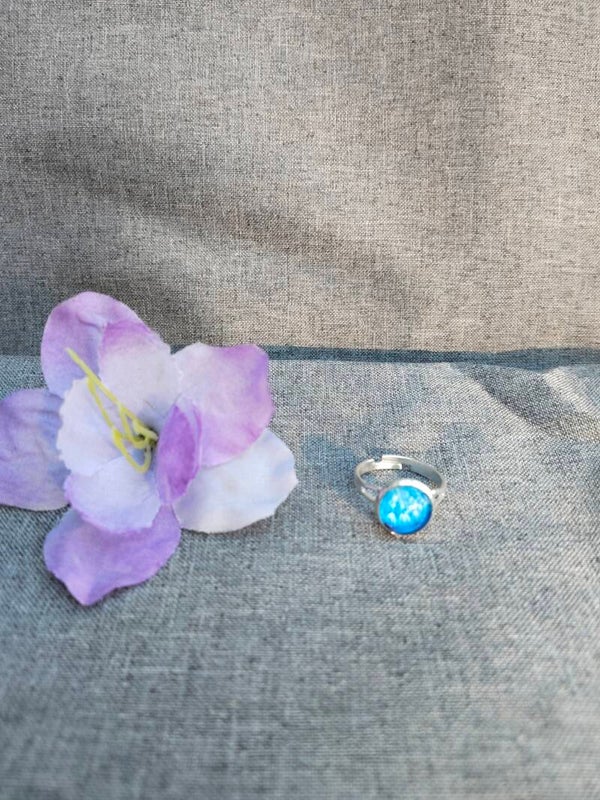 Edelstahlringe mit Pusteblumen
