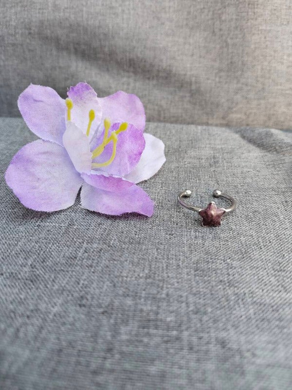 Edelstahlringe in Sternform