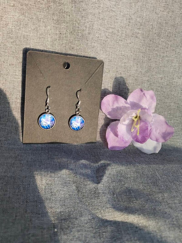 Ohrringe mit Pusteblumen